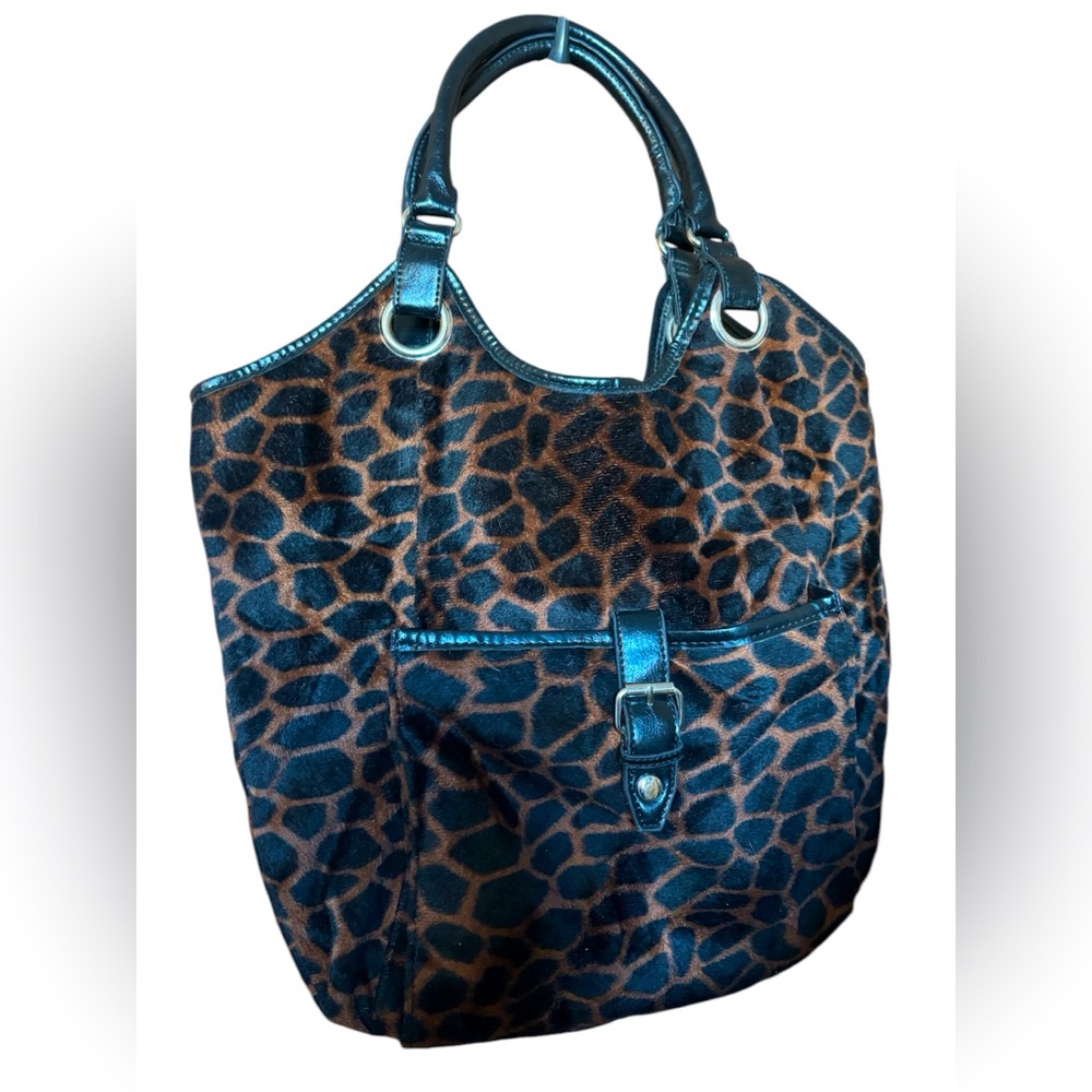 Animal print Bonita New York shoulder bag .